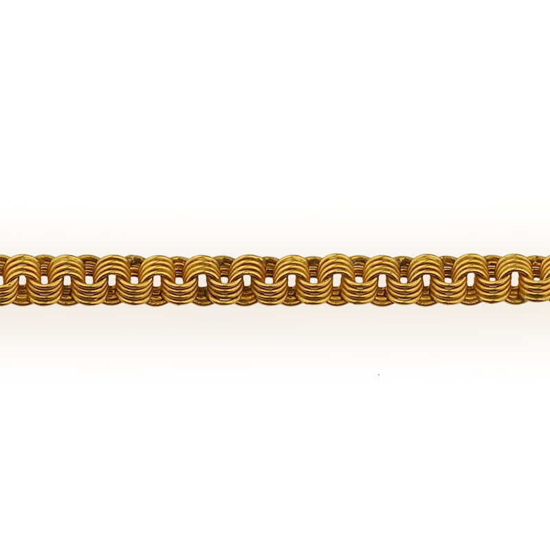 Старинная русская цепь кольчужного плетения из золота 56 пробы (2 метра)