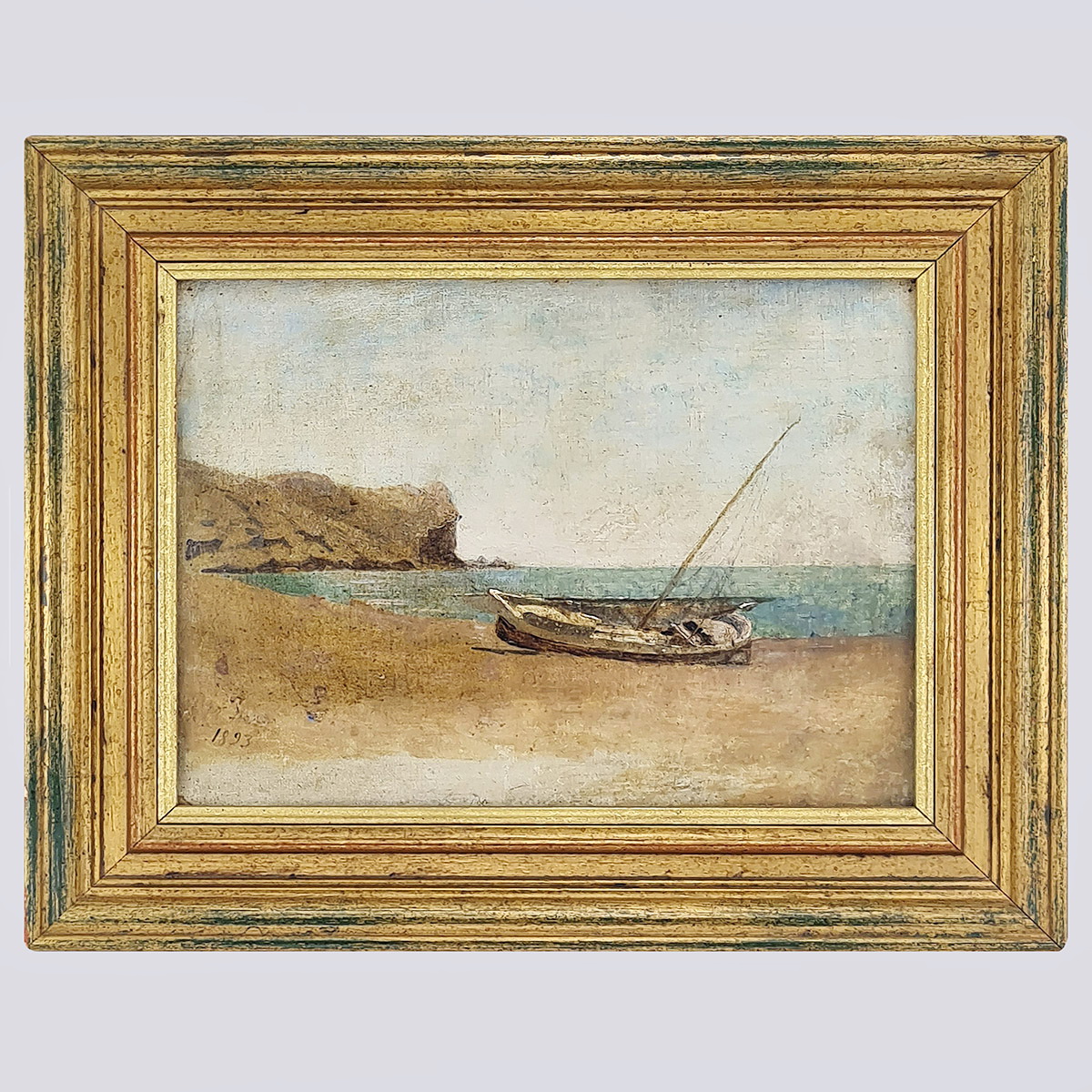 Картина «Баркас» 1893 г., холст, масло