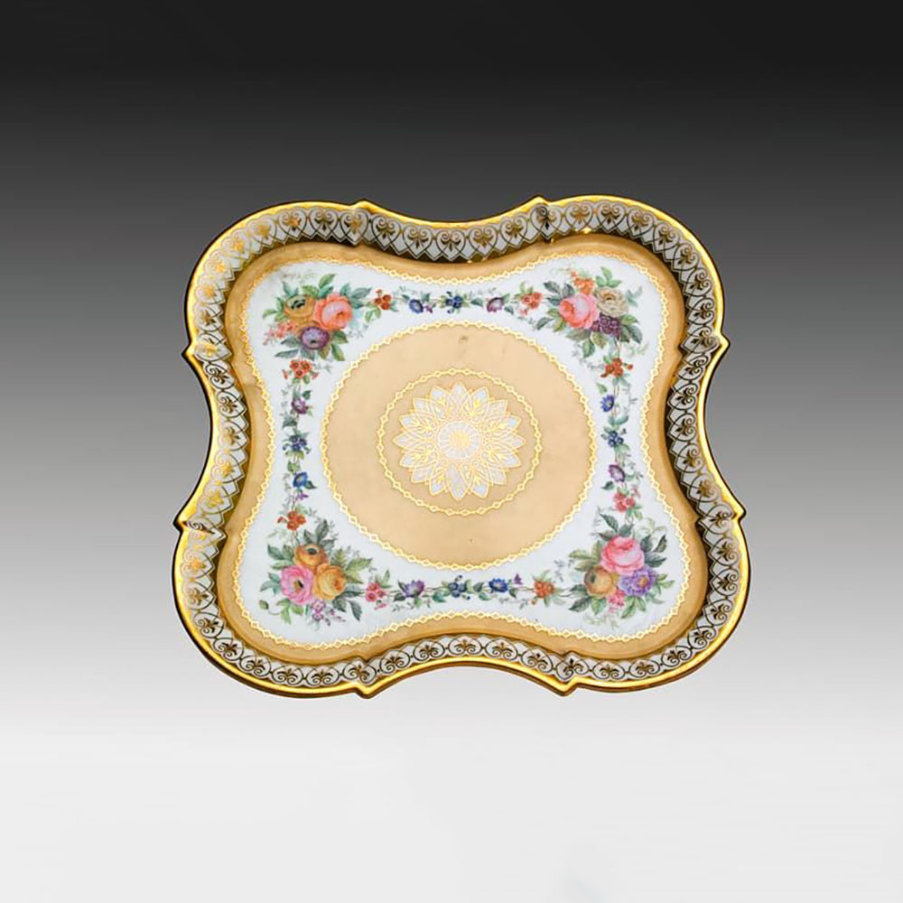 Чайный набор «Тет-а-тет» из фарфора 19 век (ИФЗ А II, Российская Империя)