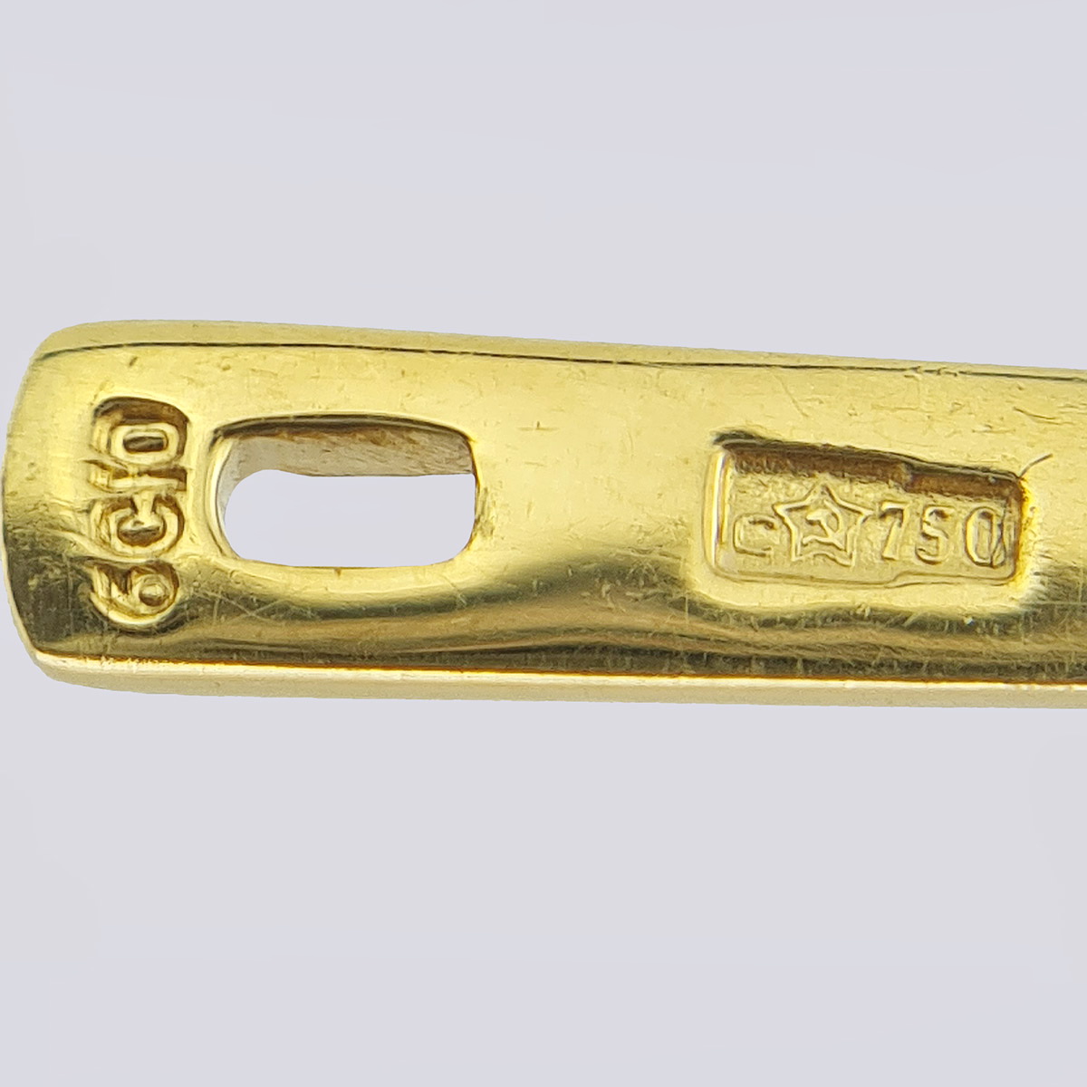 Золотые серьги малины с якутскими бриллиантами и натуральными аметистами (СССР)