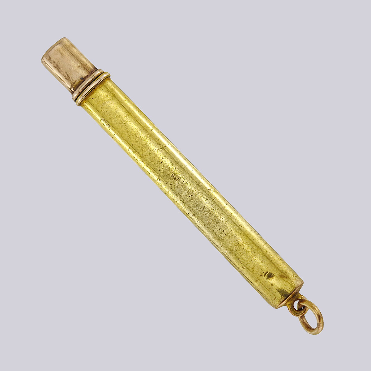 Карандаш подвеска из золота бальный 