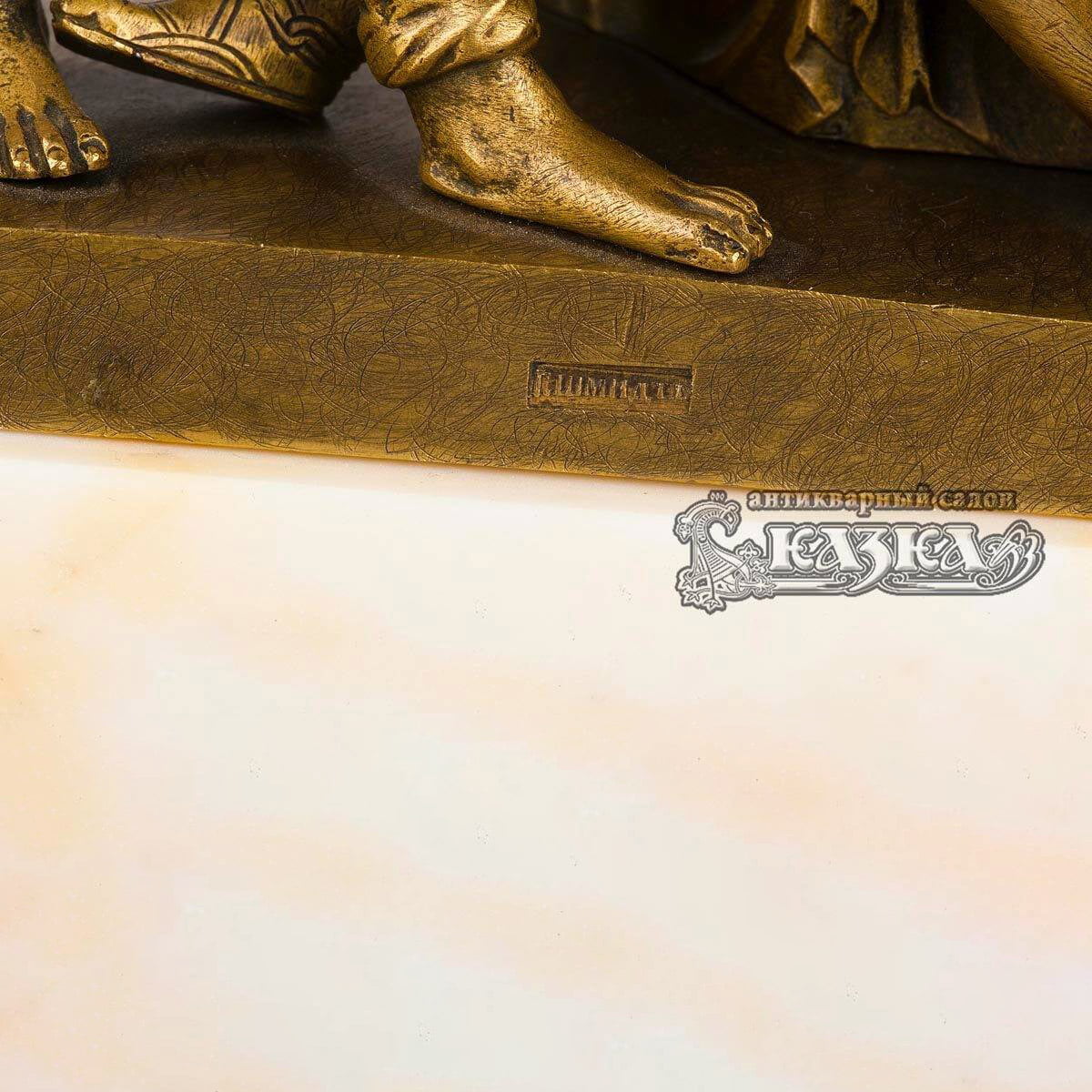 Скульптура «Минин и Пожарский» из бронзы 19 века (Густав Шмидт-Кассель, Российская Империя)