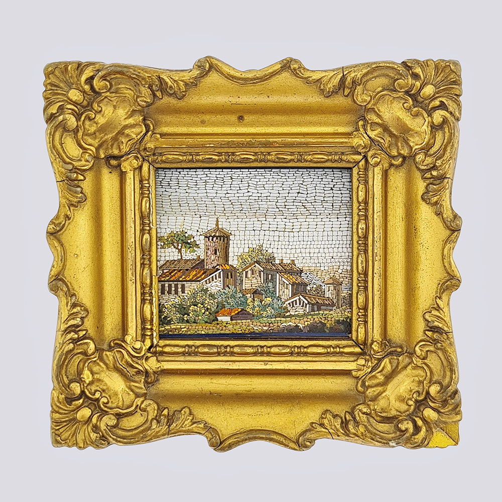 Картинка  «Старинный город», римская мозаика