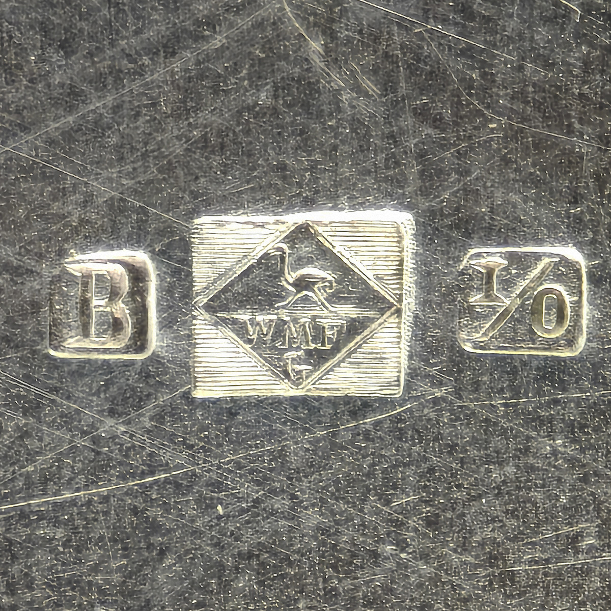 Настольное украшение Всадник в стиле ард-деко (серебрение)