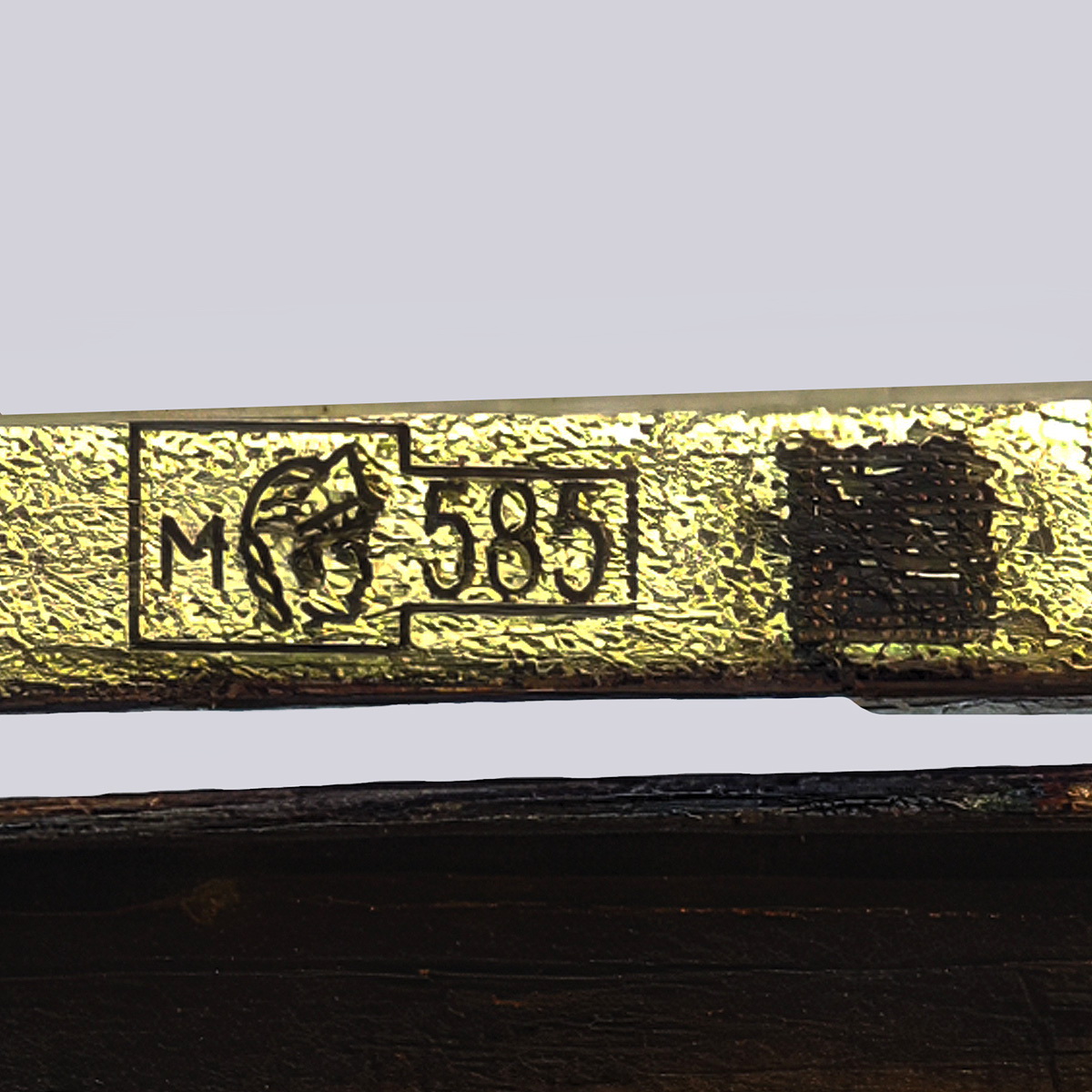 Брошь золото 56 пробы с натуральной бирюзой и речным жемчугом