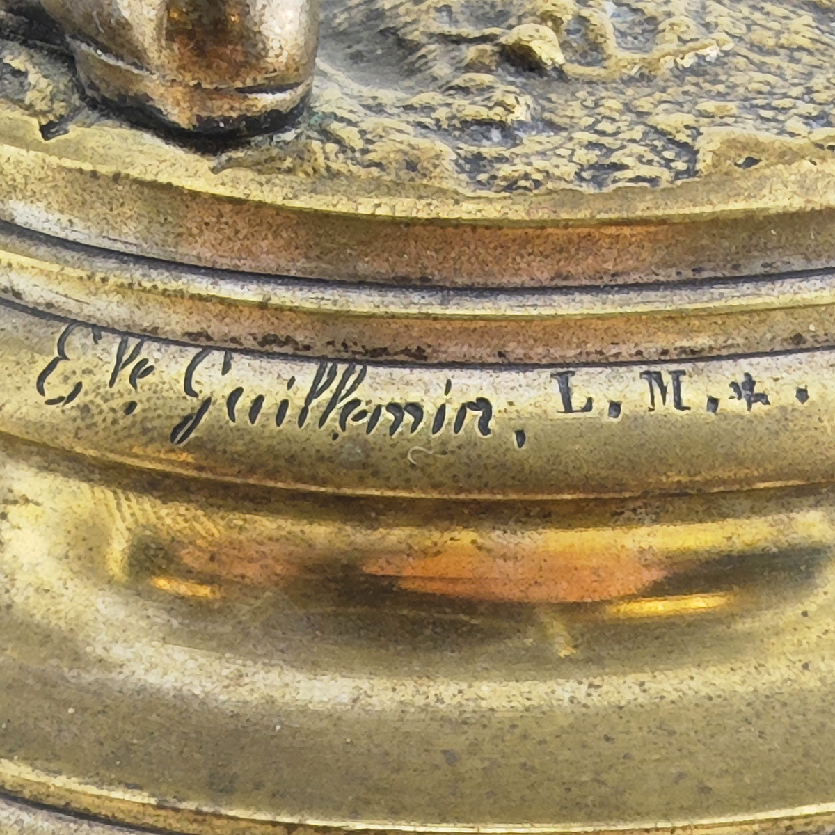 Парные фигуры из бронзы «Мушкетёры» с серебрением (Émile Guillemin)