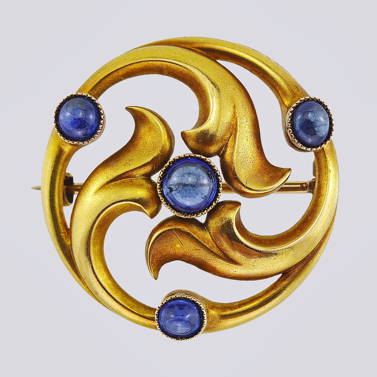 Брошь золотая 56-й пробы Карл Фаберже