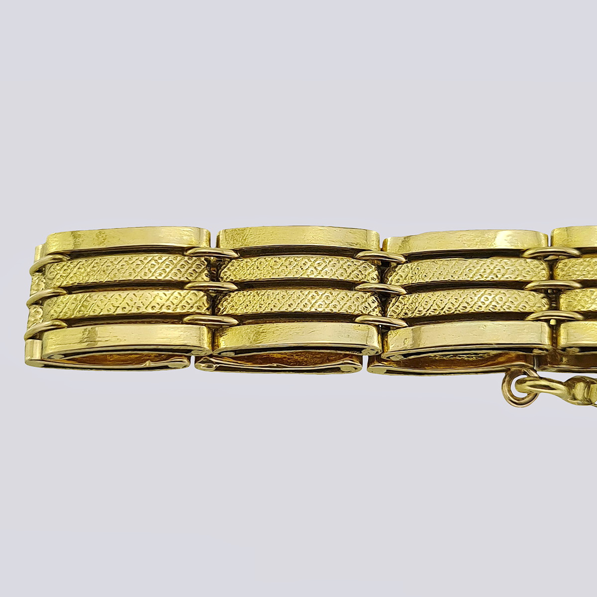 Браслет золотой 56 пробы производство Россия 19 века