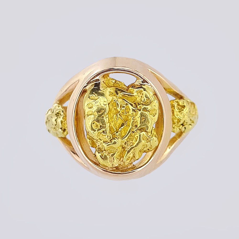 Золотое кольцо «Самородок» 