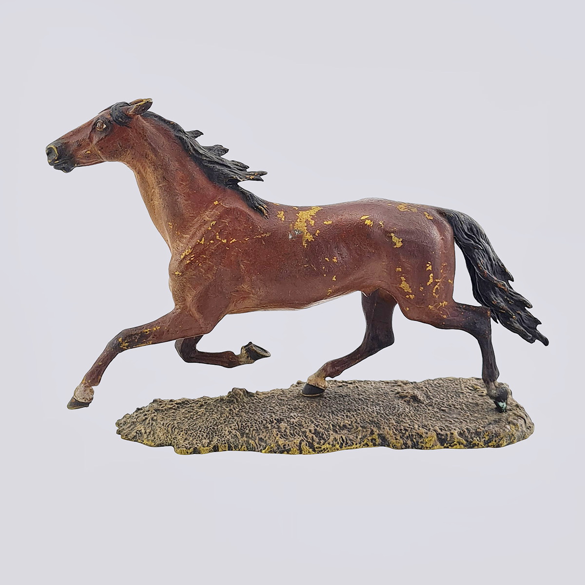 Статуэтка «Бегущая лошадь» венская бронза 19 века