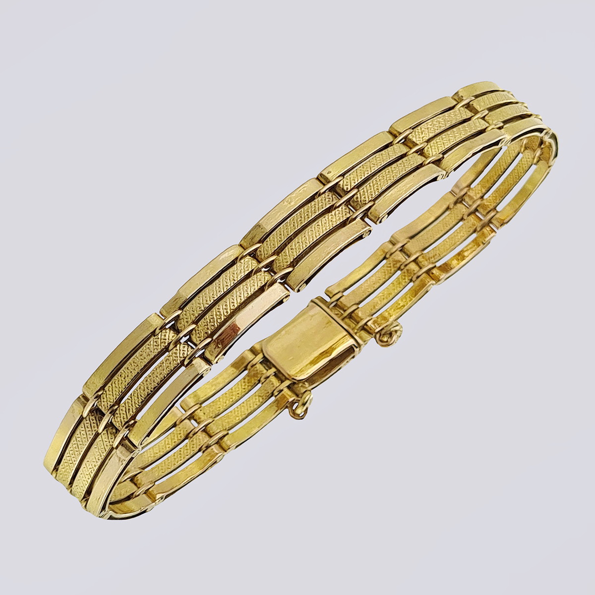 Браслет золотой 56 пробы производство Россия 19 века