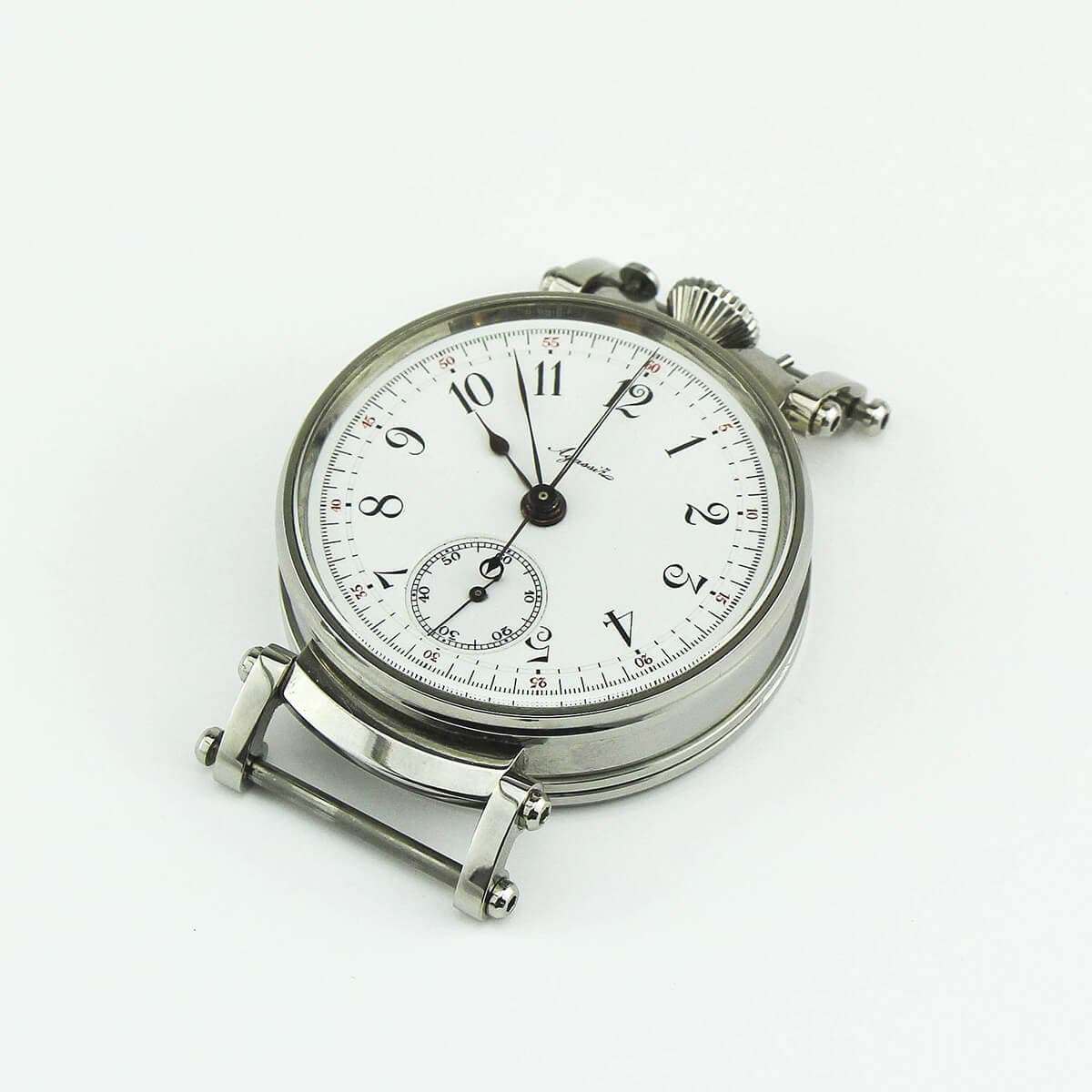 Наручные часы со сплит-хронографом Agassiz начала 20 века