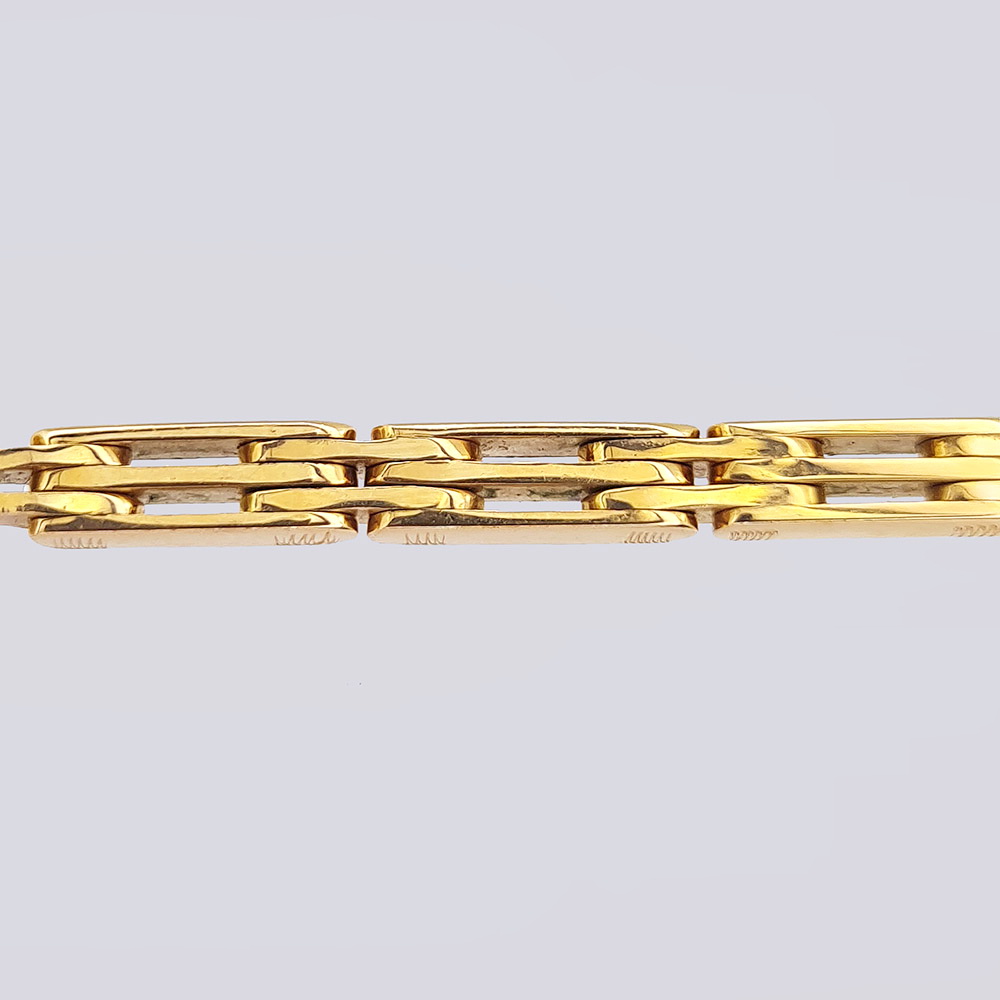 Золотой браслет с якутскими бриллиантами (СССР)