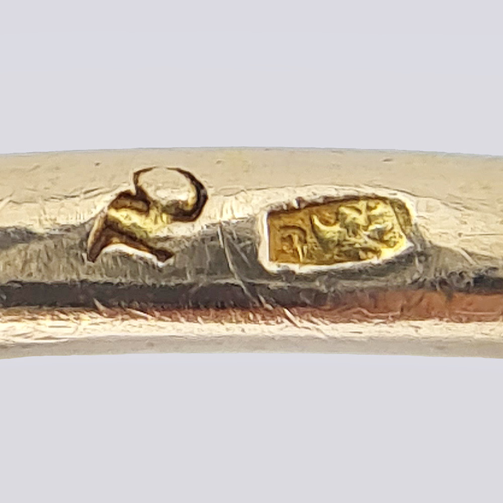 Кольцо золотое с природным изумрудом конца 19 века