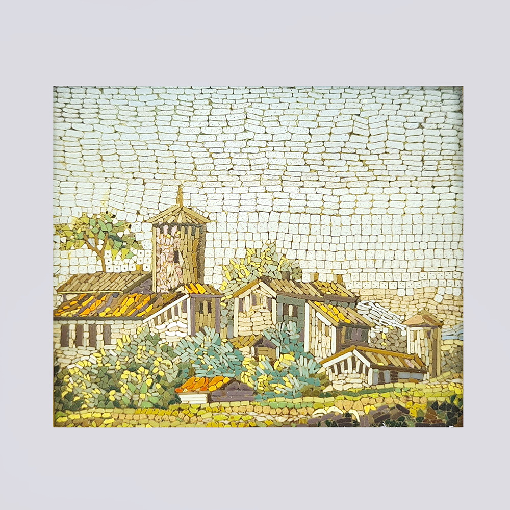 Картинка  «Старинный город», римская мозаика