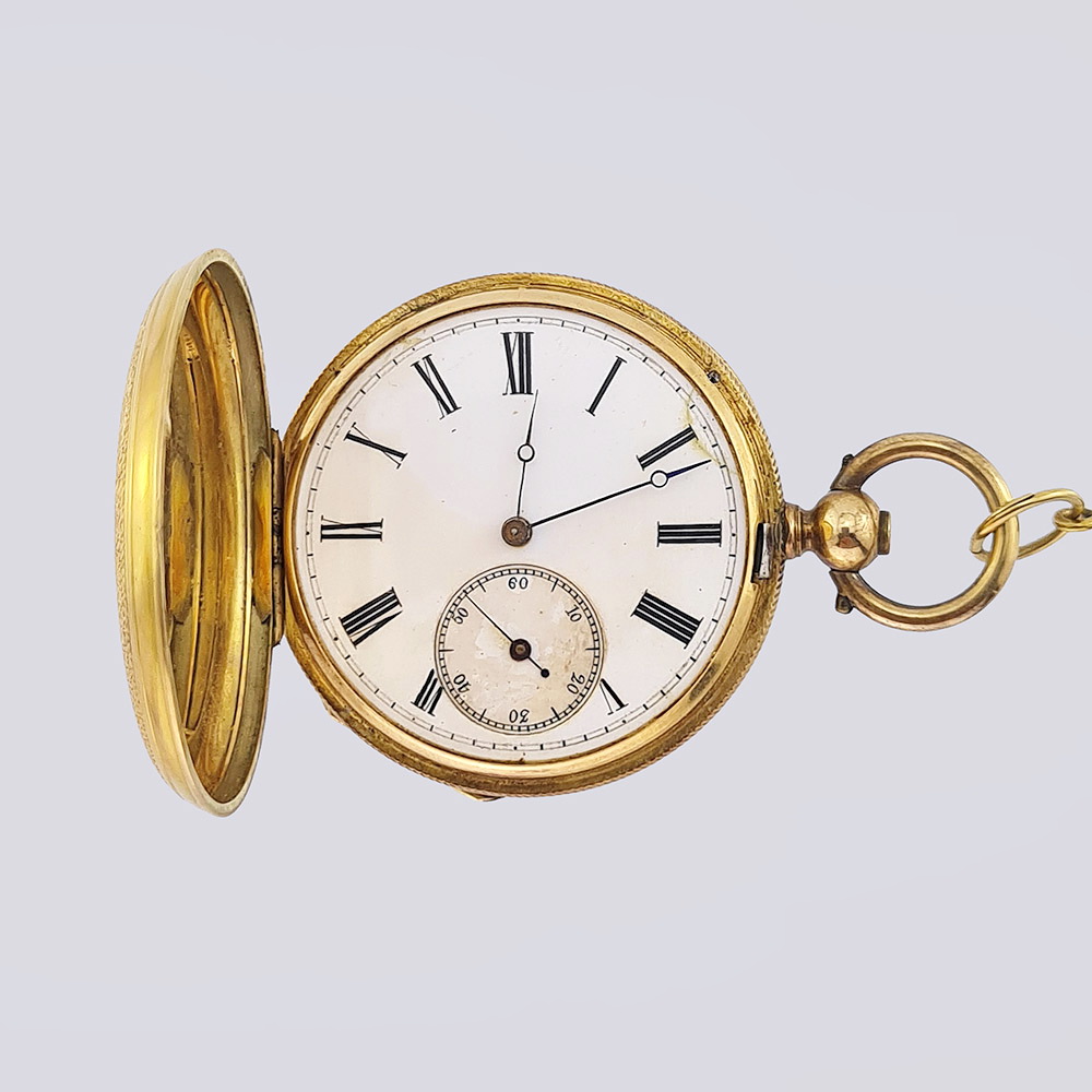 Золотые часы с ключом в коробке Павелъ Буре