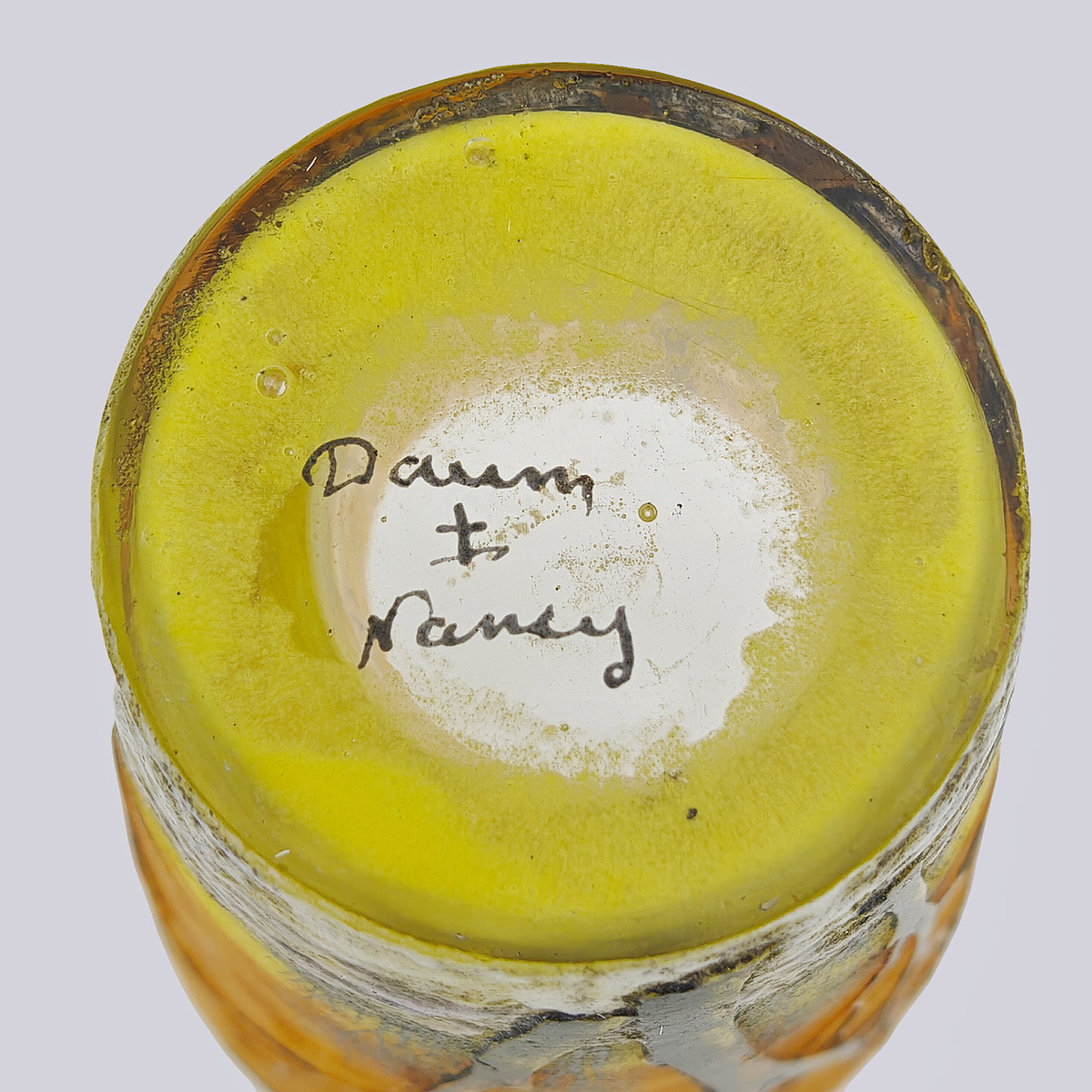 Стопка " Зимний лес" многослойное стекло фирмы Daum Nancy,