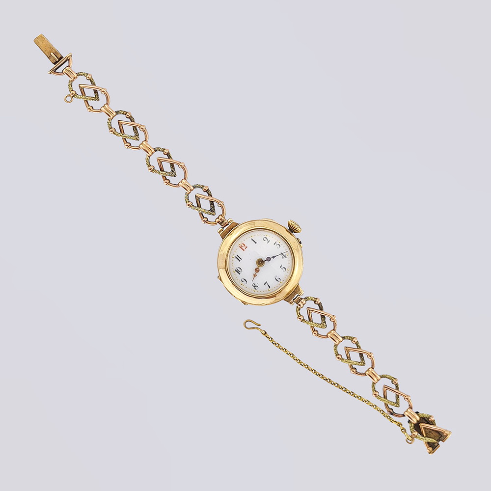 золотые часы женские с золотым браслетом цены
