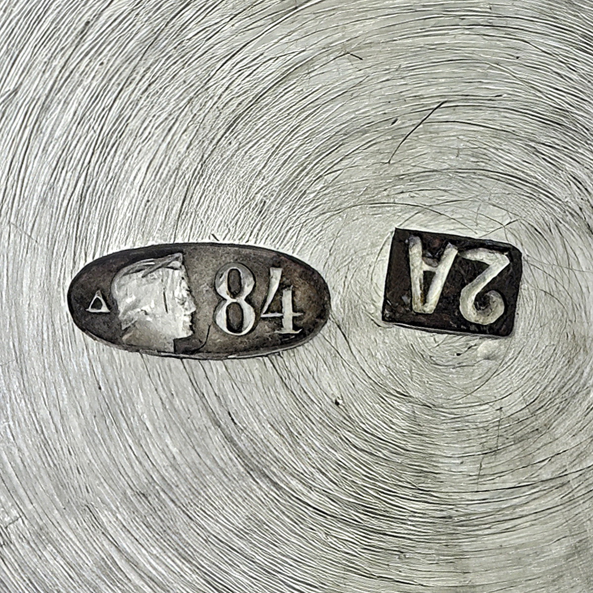 Сервиз из серебра 84 пробы, 3 предмета (Вторая Московская Артель)