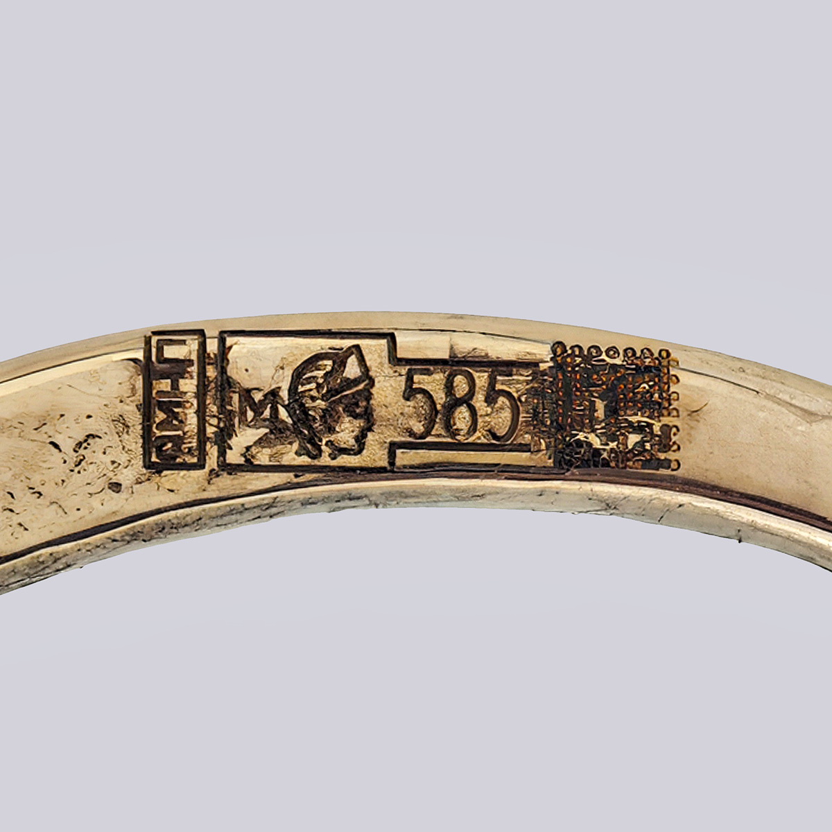 Серьги золотые 56 пробы в форме " малины" с природной бирюзой и алмазами огранки "роза"