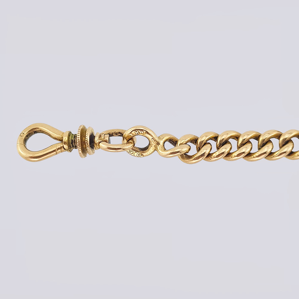 Старинная цепь для часов из золота 56 пробы (Российская Империя, 19 век)