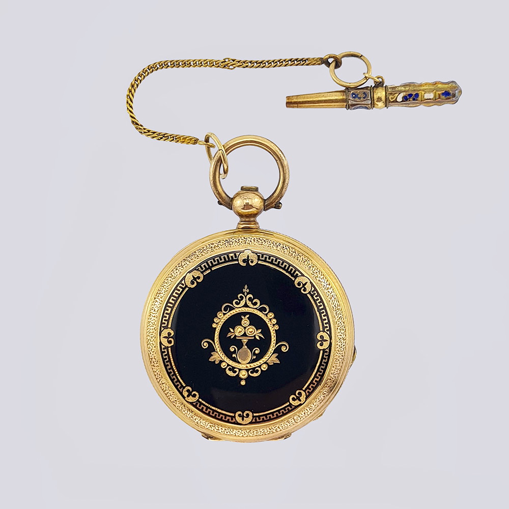 Золотые часы с ключом в коробке Павелъ Буре