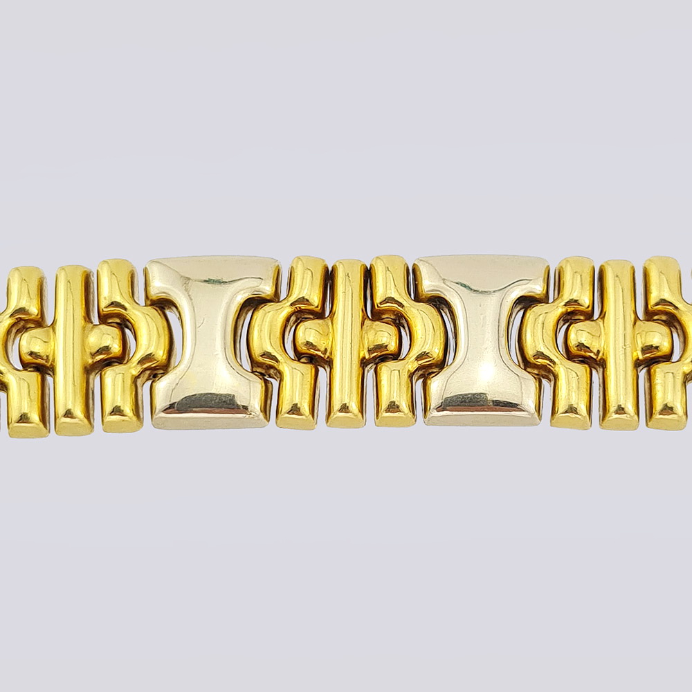 Комплект цепь, браслет и кольцо из золота 750 пробы
