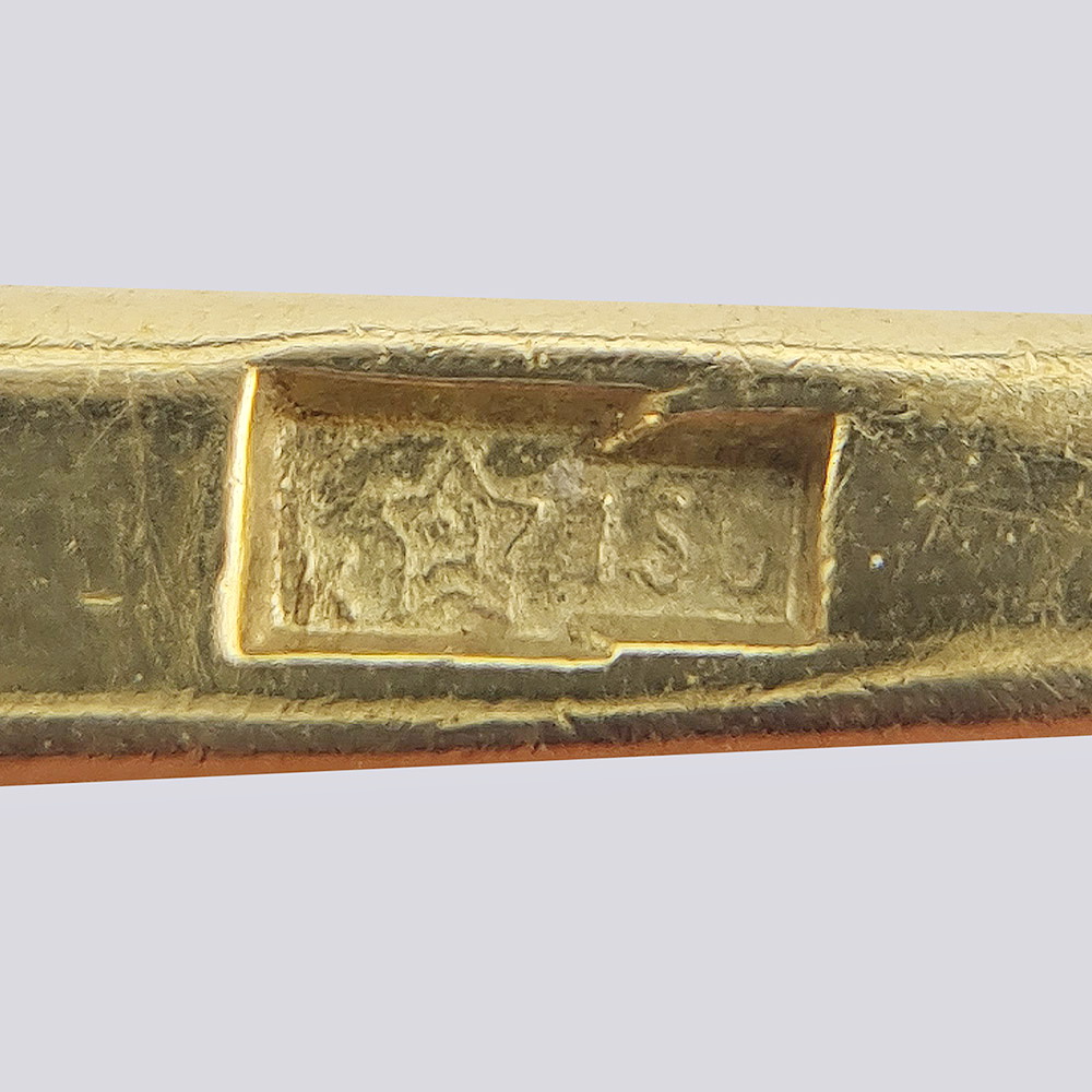 Серьги подвески из золота 750 пробы с уральскими изумрудами и якутскими бриллиантами (СССР)