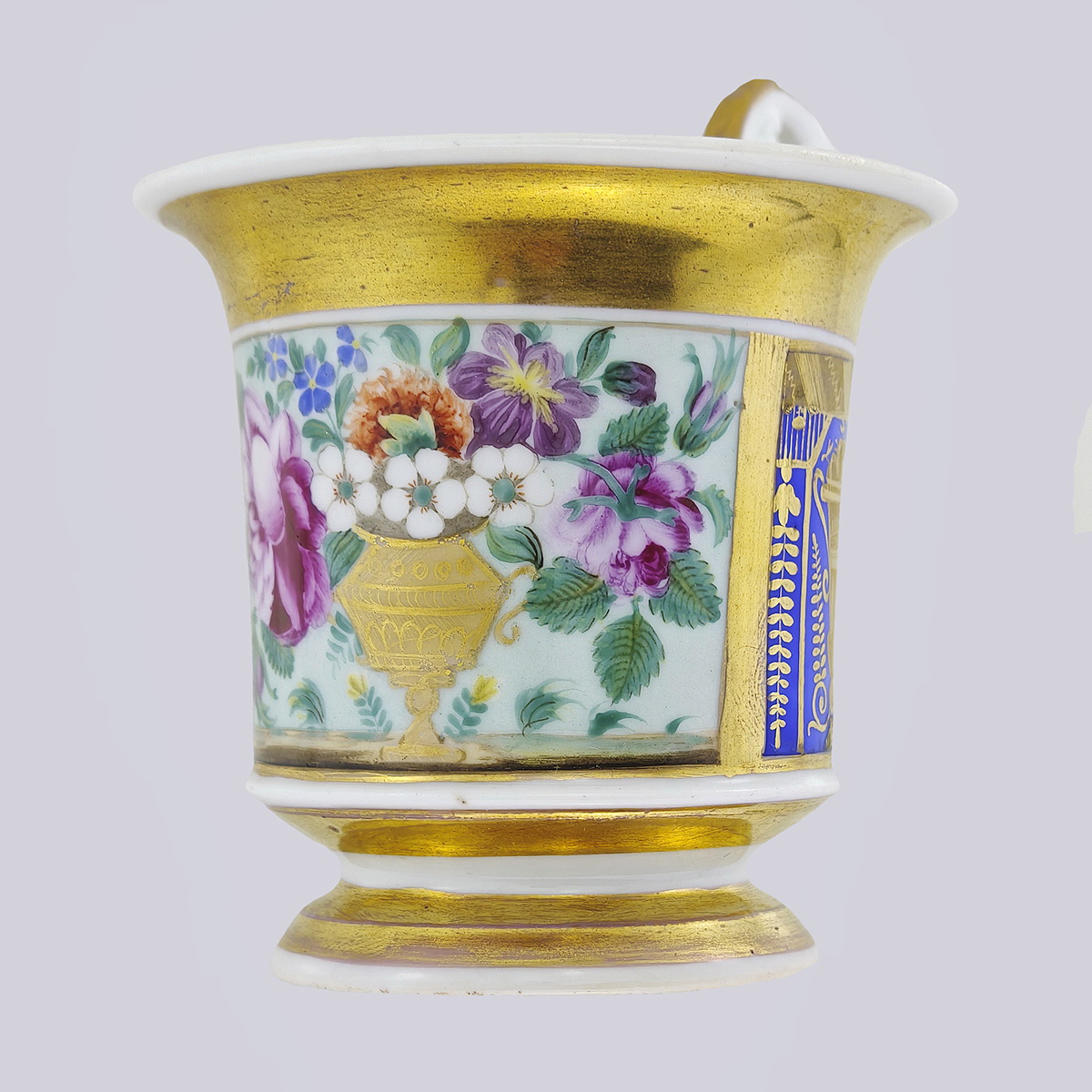 Чайная пара роспись с золочением