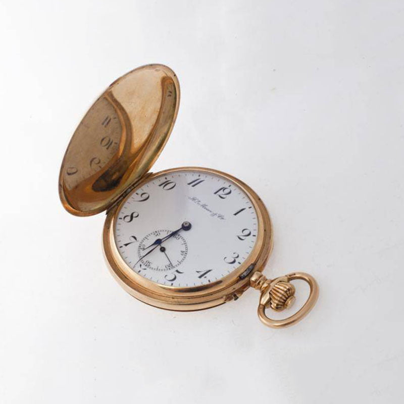 Часы луковица из золота 56 пробы Moser 19 век