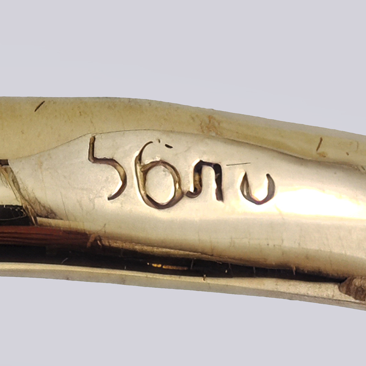 Кольцо ветка золотое 56 пробы