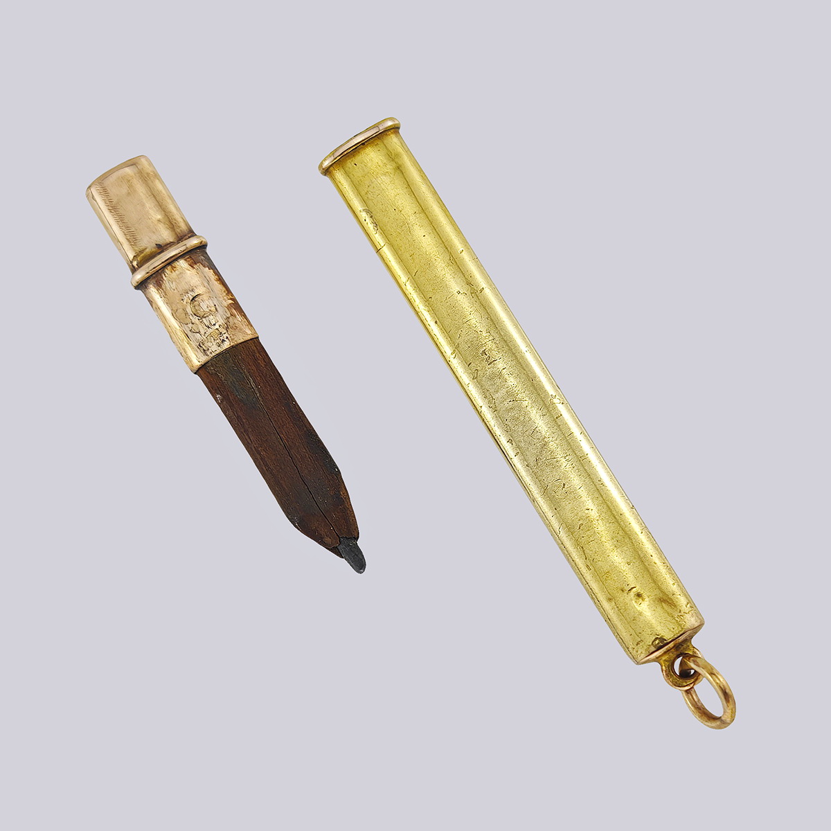 Карандаш подвеска из золота бальный 