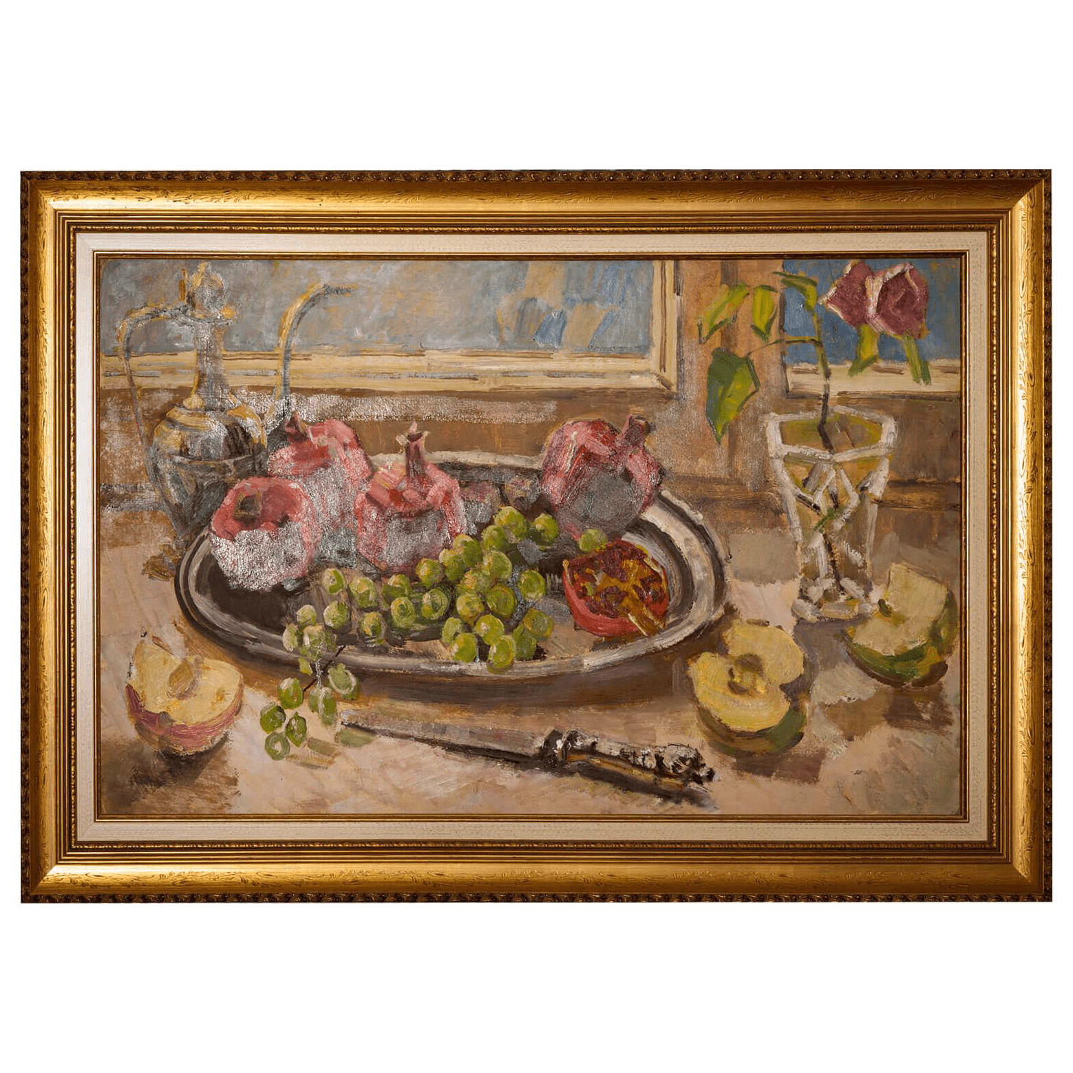 Двусторонняя картина «Натюрморт / Автопортрет» Горлов Н. Н., 1930-е гг, оргалит, масло