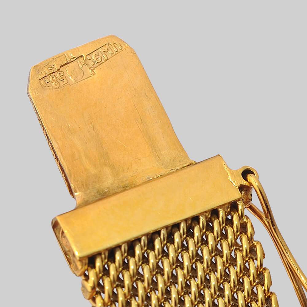 Старинный браслет из золота 56 пробы 19 века